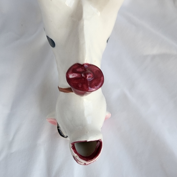 Vintage Royal Japan Cow Creamer or Planter Handpainted with spout - Picture 6 of 16